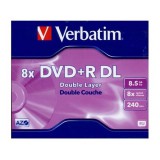 Verbatim DVD+R írható két rétegű DVD lemez 8,5GB normál tok (43541) - Lemez