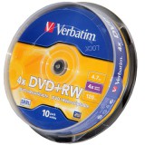 Verbatim DVD+RW 4X Lemez - Cake (10)