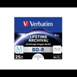Verbatim M-Disc BD-R 25GB 4x Blu-Ray lemez nyomtatható 1 darab (43823-1) - Lemez