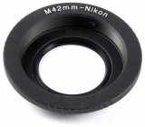 W-Tianya Professional M42-Nikon (üveggel) bajonett átalakító gyűrű
