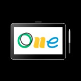 Wacom One 13 touch digitális rajztábla Fehér 2540 lpi USB