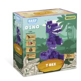 Wader: Baby Blocks Dínó építőkockák - T-Rex