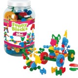 Wader: Gömb formájú építőelemek lezárható tárolóban - 58 db