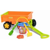 Wader: Kézikocsi homokozó szettel - 95 cm