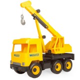 Wader: Middle Truck darus autó, 38 cm - sárga