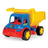 Wader: Óriás dömper - 55 cm, piros-kék-sárga