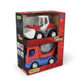 Wader: Tech Truck munkagépek - betonkeverő és rakodógép szett