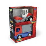 Wader: Tech Truck munkagépek - kukásautó és úthenger szett