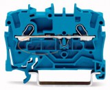 WAGO 2-vezetékes csatlakozóblokk kék 2001-1204
