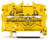 WAGO 2-vezetékes csatlakozóblokk sárga 2002-1206