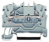 WAGO 2-vezetékes földelőkapocs szürke 2000-1201