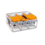WAGO 221-613 Compact univerzális vezeték összekötő 3 x 0,5 - 6mm2 (3 vezetékes)