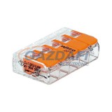 WAGO 221-615 Compact univerzális vezeték összekötő 5 x 0,5 - 6mm2 (5 vezetékes)