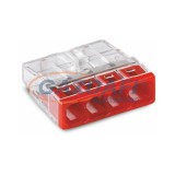 WAGO 2273-204 Compact vezeték összekötő kötődobozhoz 4 x 0,5 - 2,5mm2 (4 vezetékes)