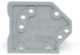 WAGO 745-100 Véglap;1,5 mm vastag;snap-fit típus;szürke