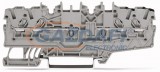 WAGO dupla potenciálú sorkapocs szürke 2000-2141