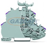 WAGO dupla sorkapocs szürke