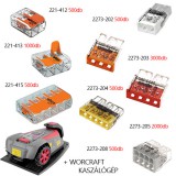 WAGO SET-1 G01 2023r11 Compact és univerzális vezeték összekötők + WORCRAFT robot fűnyírógép RLM 20Li