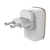 Wall charger LDNIO A2204 2USB + USB-C cable