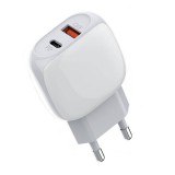 Wall charger LDNIO A2313C USB, USB-C + USB-C cable