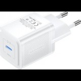 Wall charger, Vention, FEPW0-EU, USB-C, 20W, GaN (white) (FEPW0-EU)