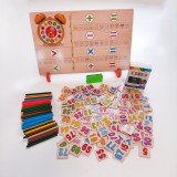 Wang Duo Montessori többfunkciós matematikai fa játék