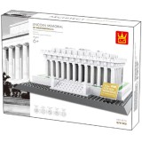 WANGE 4216 - Lincoln Memorial – Washington, USA építőjáték - 100% kompatibilis minden más kedvelt márkával