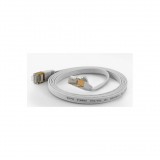 Wantec FTP CAT6a Patch kábel 0.1m - Fehér (7001)