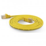 Wantec SSTP CAT7 Patch kábel 1m - Sárga (7173)