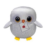 WARNER BROS Ty Squishy Beanies párna alakú plüss figura Harry Potter HEDWIG, 22 cm (1)