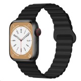 watchmyband Éjfekete mágneses szilikon szíj