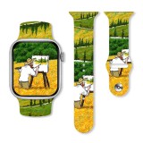 watchmyband Van Gogh és a táj mintás szilikon szíj