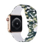 watchmyband Zöld terepmintás szilikon szíj