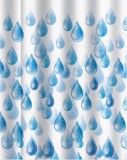 WATER DROP - Impregnált textil zuhanyfüggöny - 180 x 200 cm