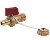 Watts Töltő-ürítő csap 3/4" réz napkollektor és fűtésrendszer feltöltéséhez, ürítéséhez kazántöltő és ürítő csap