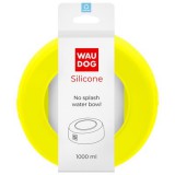 WAUDOG fröccsenésgátló szilikon tál - sárga 1000ml