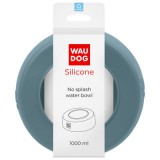 WAUDOG fröccsenésgátló szilikon tál - szürke 1000ml