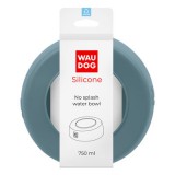 WAUDOG fröccsenésgátló szilikon tál - szürke 750ml