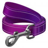 WAUDOG Mono Reflective kutya póráz – lila 200cm
