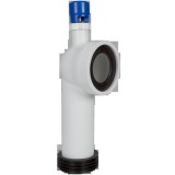 WC bekötő könyök, Ø110 mm-es, légbeszívós