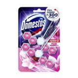 WC frissítő blokk, 2 db-os,DOMESTOS Power 5, pink magnólia (KHT631)
