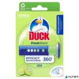 WC tisztító korong adagolóval, 36 ml, DUCK "Fresh Discs", lime