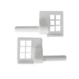 WC  zsanér műanyag műanyag ülőkére 1 pár (3336156)