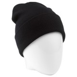 WCAP-B Kötött téli sapka fekete