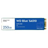 WD Blue SA510 250GB SSD, SATA3, M.2 2280, kék - WDS250G3B0B