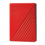WD - Western Digital WD My Passport 2.5 HDD 4TB USB 3.2 Gen1 - piros (00184957)