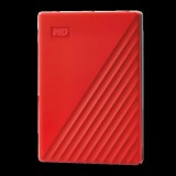 WD - Western Digital WD My Passport HDD 2TB, USB 3.2 Gen1, piros - 184954