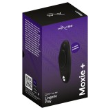 We-Vibe Moxie+ - rádiós, okos csikló vibrátor (fekete)