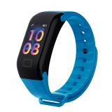 WearFit F1 Plus pulzus-, vérnyomás- és véroxigénmérő okoskarkötő, Kék