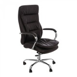 WEBBA műbőr, gurulós irodai szék, barna